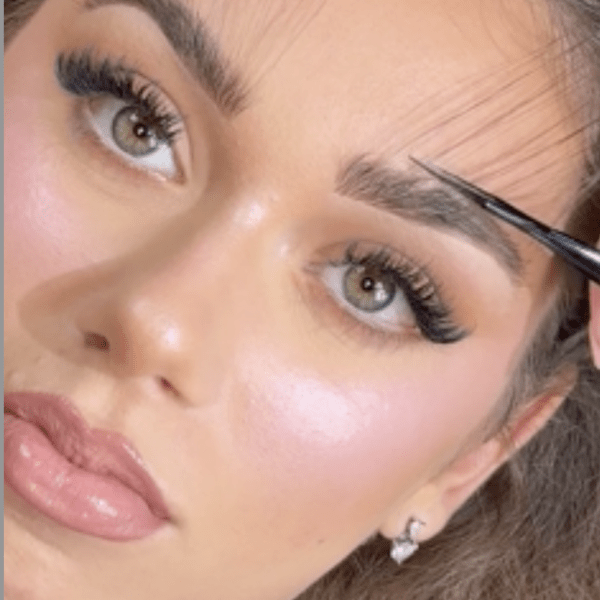 brow extensions with real human hair
